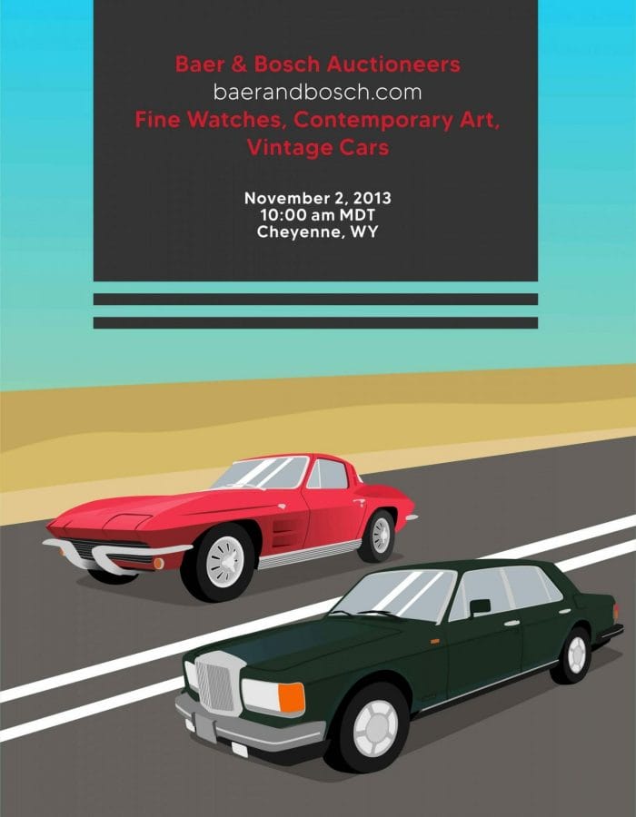 Fine Watches, Contemporary Art, Vintage Cars 11.02.13 Baer & Bosch Auctioneers